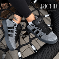 Grey & Black Street Sneakers